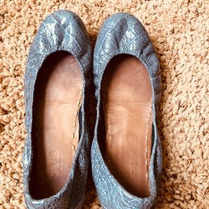 Slate gray croc Tieks 9